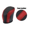 Unique Bargains Car Gear Shift Knob Cover Faux Leather for Toyota Camry 17-21 Black 1pc - 2 of 4