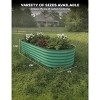 Raised Garden Bed,Galvanized Raised Planter Boxes Outdoor with Easy Assembly, Large Garden Bed for Vegetables, Fruits, Flower,Raised Garden Bed - 4 of 4