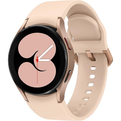 SAMSUNG Galaxy Watch 4 40mm Smartwatch with ECG Monitor Tracker for Health, Fitness, GPS Fall Detection, Bluetooth, SM-R860NZDAXAA, Pink Gold