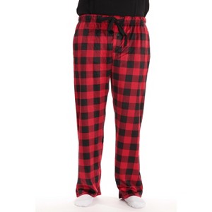 #followme Ultra Soft Fleece Men's Plaid Pajama Pants with Pockets - 1 of 3