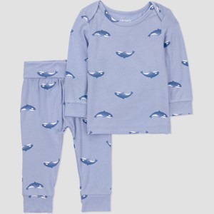 Carters' Just One You® Baby Boys' 2pc Comfy Soft Whales Top and