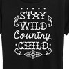 Women's - Instant Message - Stay Wild Country Child Short Sleeve Graphic T-Shirt - 2 of 4