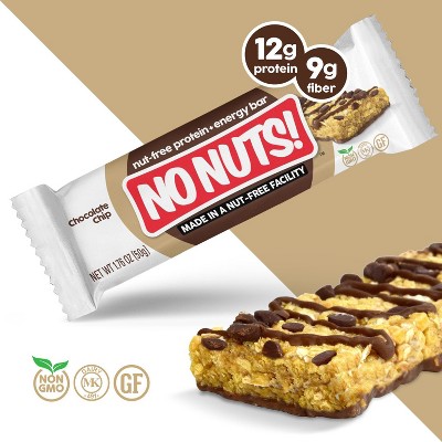 No Nuts! Chocolate Chip Nut-Free Snack Bars - 12 Bar Pack