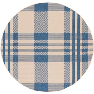 Courtyard CY6201 UV & Stain Resistant Non-Shedding Power Loomed Indoor/Outdoor Rugs - Safavieh - 1 of 4