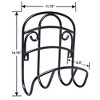 Liberty Garden 125 Foot LBG-231 Decorative Steel Hanging Hose Butler, Black - 3 of 3