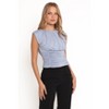 Petal and Pup Womens Hennie Ruched Knit Top - 4 of 4