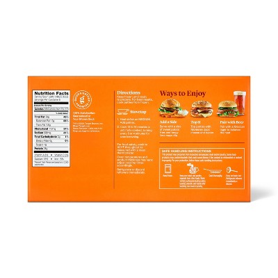 Queso Habanero Beef Patties - Frozen - 32oz/6ct - Good & Gather™