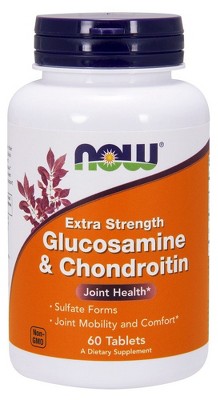 Glucosamine & Chondroitin Extra Strength by Now Foods  -  60 Tablet