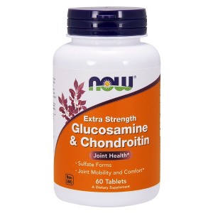 Glucosamine & Chondroitin Extra Strength by Now Foods  -  60 Tablet - 1 of 2