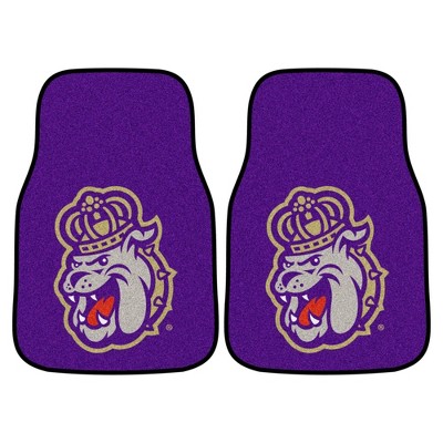 NCAA James Madison Dukes Carpet Car Mat Set - 2pc