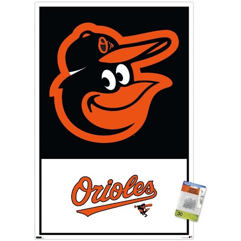 Trends International MLB Baltimore Orioles - Retro Logo Wall Poster