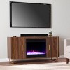 Dashton Color Changing Fireplace with Media Storage - FC1138156 - Brown - SEI - 2 of 4