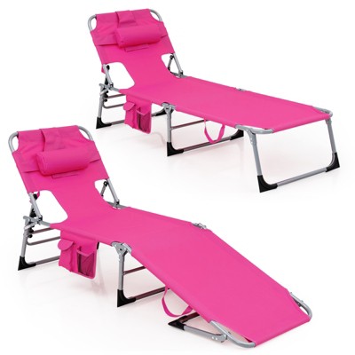 Pink beach lounge chair hot sale