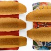 Prepara Taco Stand, 3-Pack, Hard/Soft Shell Holder for Upright Serving - Serves 2-3, Durable Melamine Food Organizer - (Blue) - 4 of 4