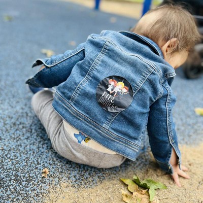 Baby Boys Girls Button Down Denim Jacket