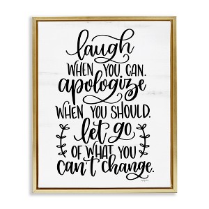 Stupell Industries Inspirational Life Quote Script Calligraphy Birch Pattern, 25" x 31" - 1 of 4
