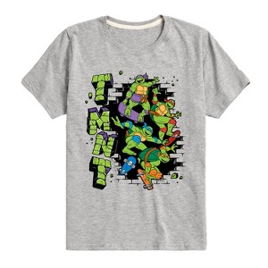 Boys' - Teenage Mutant Ninja Turtles - Skateboards Short Sleeve Graphic T-Shirt - 1 of 4