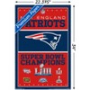 Trends International NFL New England Patriots - Champions 19 Unframed Wall Poster Prints - 3 of 4
