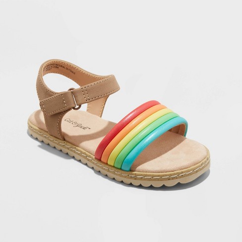 Toddler Felicity Sandals - Cat & Jack™ 5t : Target