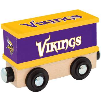 MasterPieces Wood Train Box Car - NFL Minnesota Vikings