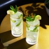 Viski Meridian Highball Glasses Set of 2 - Vintage Drinking Glass, Art Deco Ripple Glassware Design, 15oz Gold Rimmed Collins Glasses Set, Clear - 4 of 4