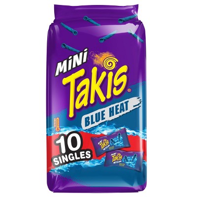 Takis Blue Heat Mini Snack - 10ct