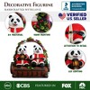 Nostalgic Panda Duo Festive Lighted Figurine, 6" LED Christmas Bear Statue| OrnamentallyYou - image 2 of 4