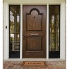 Kate Aurora Home Venetian Bordered Coir Bristled Outdoor All Season Welcome Mat - 18"x30" - 3 of 3