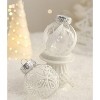 GAOMON 25 Pcs Christmas Ball Ornaments, 2.36 Inch Clear Sliver Christmas Tree Decorations - 4 of 4