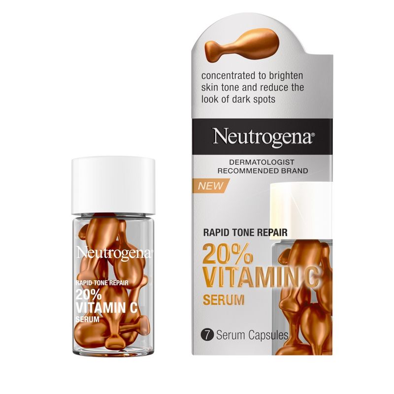 Neutrogena Rapid Tone Repair Vitamin C Face Serum Capsules - 7ct, 3 of 11