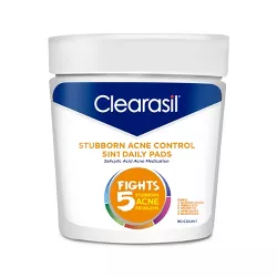 Clearasil Stubborn Acne Control 5in1 Daily Pads - 90ct