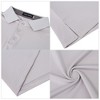 Collared Shirts for Men,Quick Dry Short-Sleeve Polo, Golf Polo Shirt Moisture Wicking Plain Tshirts - 4 of 4