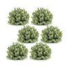 Artificial Green Foliage Half Orb – 8 inch Boxwood Decor Set of 6 by Melrose - 3 of 3
