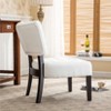 Vynxaria Modern Gray Faux Leather Oversized Accent Chairs with Easy Clean Design, Perfect for Home & Office Use - 4 of 4