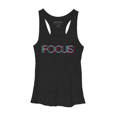 Women's Design By Humans FOCUS By BLACKSTONE Racerback Tank Top