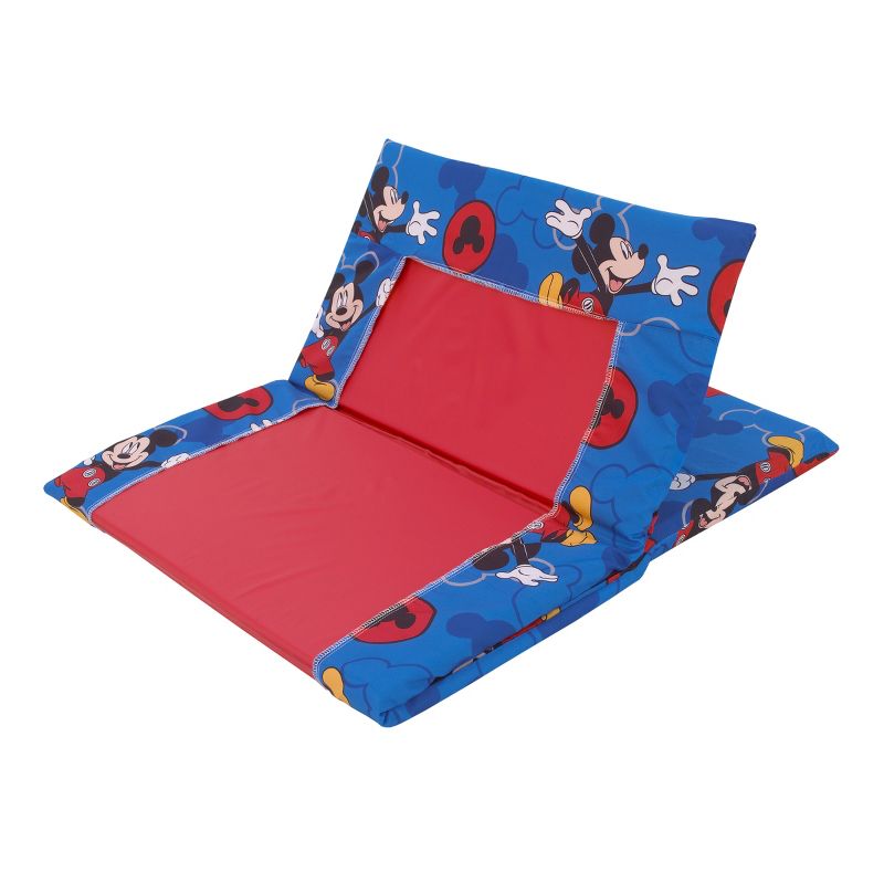 Disney Mickey Mouse Blue and Grey Preschool Nap Pad Sheet, 3 of 5