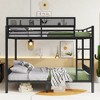 Empire DigiLabs Queen Over Queen Metal Bunk Bed with Storage Shelf and Ladder for Bedroom,Guest Room - 2 of 4