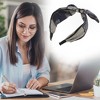 Unique Bargains Women's Wide Tie Bow Geometric Headbands 1 Pc - 2 of 4