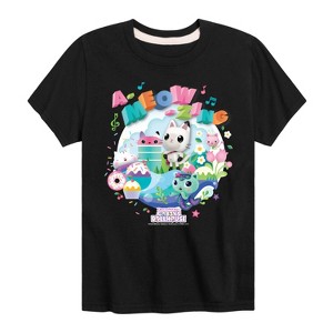 Boys' - Gabby's Dollhouse - A Meow Zing Short Sleeve Graphic T-Shirt - 1 of 4