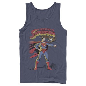 Men's Superman Patriotic Adventures Tank Top - 1 of 3