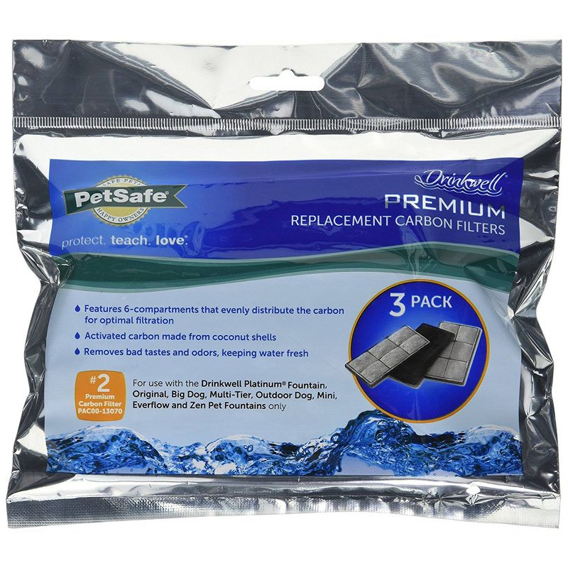 PetSafe Drinkwell Premium Replacement Carbon Filters - 3pk, 5 of 8