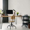 Milan Geo White Paintable Wallpaper - 2 of 4