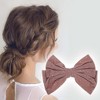 Unique Bargains Cute Rhinestones Bow Spring Hair Clips 1 Pc - 2 of 4