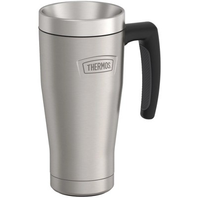 Thermos 16 Oz. Icon Stainless Steel Travel Mug Matte Stainless Steel