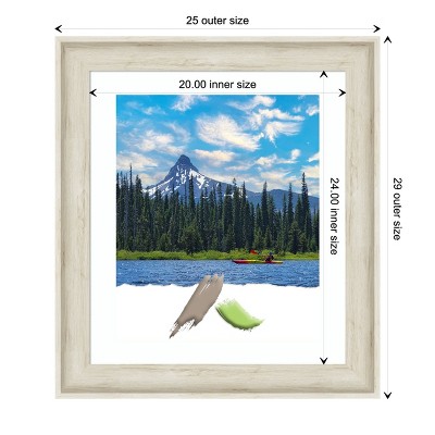 Classic 16x20 White Wood Wall Picture Frame