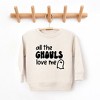 The Juniper Shop All The Ghouls Ghost Toddler Graphic Sweatshirt - 2 of 3