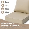 Crestlive Products 24 x 24 inch Sunbrella Outdoor Deep Seat Cushion Water-Repellent & Fade-Resistant Patio Chair Cushion - 4 of 4