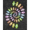 Care Bears Men's Characters Tie Dye Spiral Print Adult Short Sleeve T-Shirt - 2 of 4