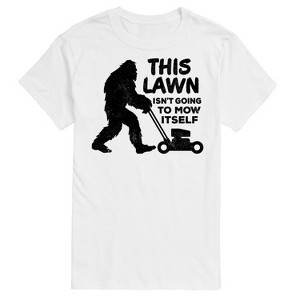 Men's - Instant Message - This Lawn Sasquatch Short Sleeve Graphic T-Shirt - 1 of 4