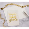 Sustainable Greetings 36-Pack Happy New Year Greeting Cards Bulk with Envelopes, 6 Gold Foil Designs (4 x 6 In) - 3 of 4